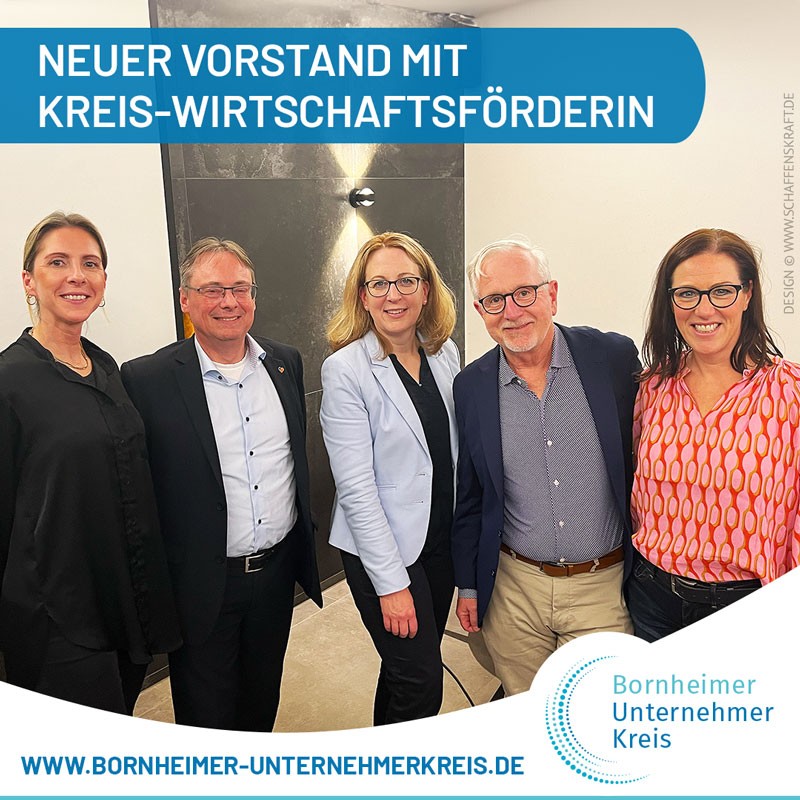 Neuer Vorstand im Bornheimer Unternehmerkreis